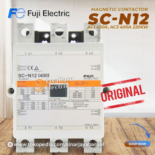 Kontaktor / Contactor Fuji SC-N12 SCN12 110V 220V 380V AC Coil