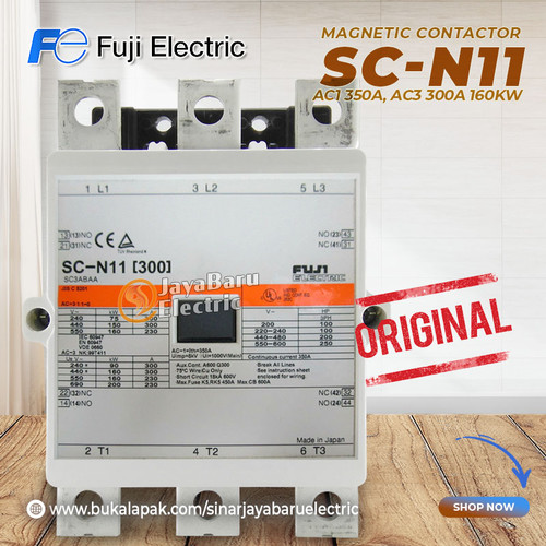 Kontaktor / Contactor Fuji SC-N11 SCN11 110V 220V 380V AC Coil