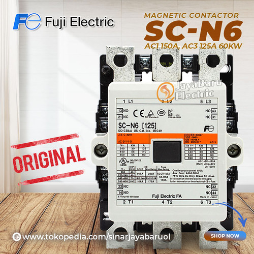 Kontaktor / Contactor Fuji SC-N6 SCN6 110V 220V 380V AC Coil