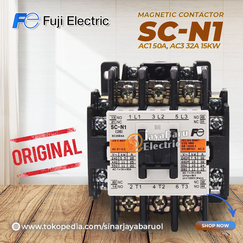 Kontaktor / Contactor Fuji SC-N1 SCN1 110V 220V 380V AC Coil