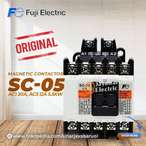 Kontaktor / Contactor Fuji SC-05 SC05 110V 220V 380V AC