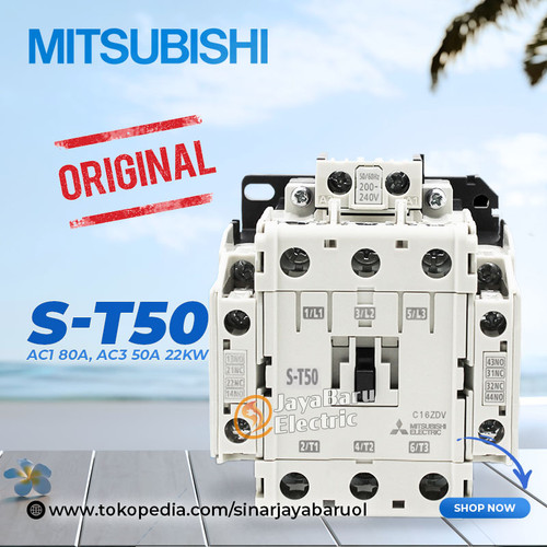 Kontaktor / Contactor Mitsubishi S-T50 ST50 110V 220V 380V AC Coil