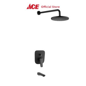 Ace Acroz Veneto Set Shower Mandi Concealed Mixer - Hitam