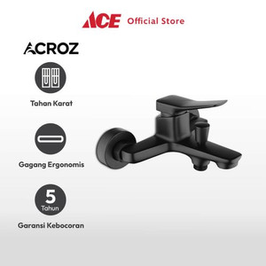 Ace Acroz 17.5X21.2X11.9 cm Veneto Keran Mixer Bathtub - Hitam