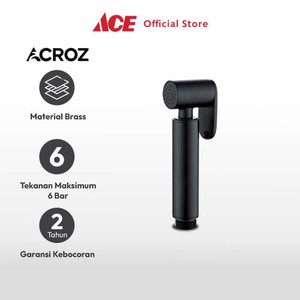 Ace Acroz Set Toilet Shower Brass - Hitam