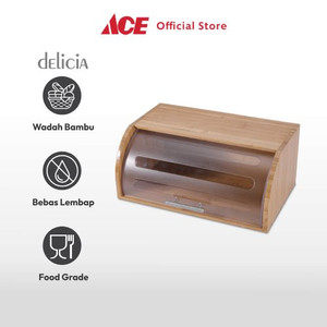 Ace Delicia Dabiski Tempat Roti Rectangle - Cokelat Natural