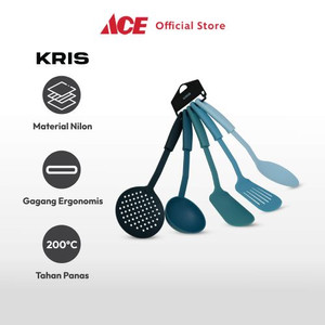 Ace Kris Set 5 Pcs Peralatan Masak Nylon - Hijau