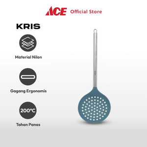 Ace Kris Sendok Saring Nylon Dengan Handle Stainless Steel