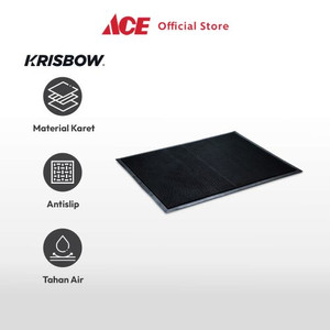 Ace Krisbow 45X76 cm Keset Pintu - Hitam