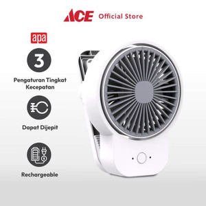 Ace Apa 3 inci Kipas Angin Portable Klip