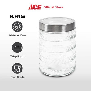 Ace Krishome 1.1 ltr Set 3 Pcs Stoples Kaca Medium Strips