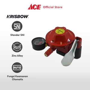 Ace Krisbow Regulator Gas Superlock - Merah