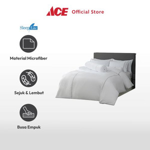 Ace Sleeplite 210X220 cm Bed Cover Microfiber Embroidery Hotel