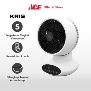 Ace Kris 6 inci Kipas Angin Meja Circulation - Putih