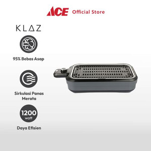 Ace Klaz Alat Pemanggang Listrik Smokeless 1200 Watt