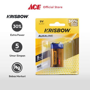 Ace Krisbow Baterai Alkaline 9V 6Lr61