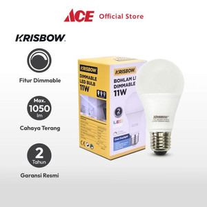 Ace Krisbow Lumi Bohlam Led 3 Step Dimming 11 Watt - Cool Daylight