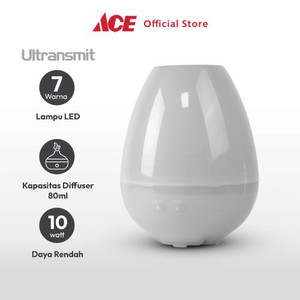 Ace Ultransmit Diffuser Aromaterapi Ultrasonic - Ungu Muda