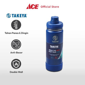 Ace Takeya 700 ml Botol Vacuum Flask Stainless - Biru Midnight