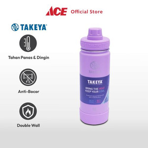 Ace Takeya 530 ml Botol Vacuum Flask Stainless - Ungu Lilac