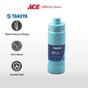 Ace Takeya 530 ml Botol Vacuum Flask Stainless - Hijau Sage