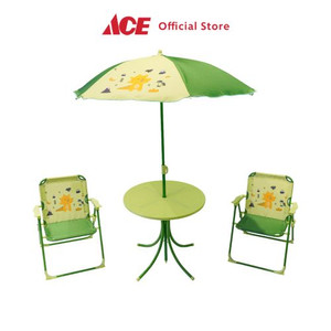 Ace Soleil Patio Set Kursi Dan Meja Teras Anak Dengan Payung