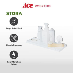 Ace Stora 42X12.2X9.5 cm Rak Dinding - Putih