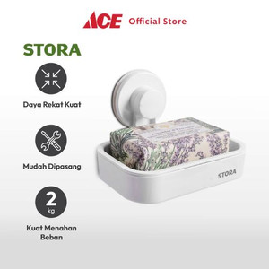 Ace Stora Tempat Sabun Batang - Putih