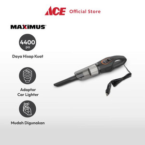 Ace Maximus Penghisap Debu Mobil Hand Held 12V 60 Watt - Hitam/Orange