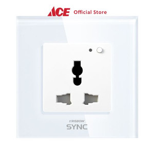 Ace Krisbow Sync Stop Kontak Dinding Universal Monitoring Function