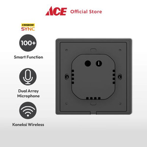 Ace Krisbow Sync Smart Wifi Kontrol Panel 4 Inci - Hitam