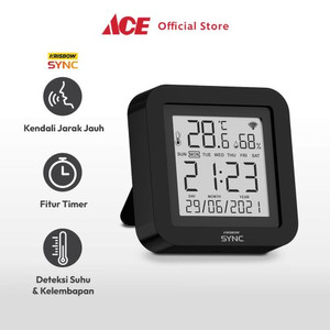 Ace Krisbow Sync Alat Ukur Temperature & Kelembapan Smart Wifi Ir