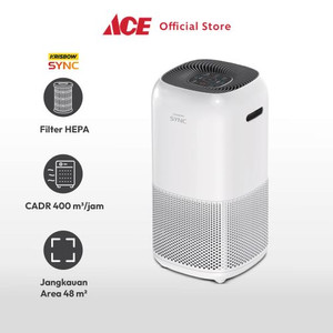 Ace Krisbow Sync 48 M2 Smart Air Purifier Cadr 400 M3/Jam - Putih