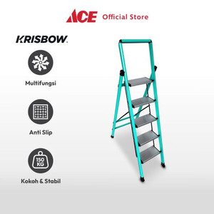 Ace Krisbow 1.6 Mtr Tangga Lipat Dengan Extent Pole 5 Step