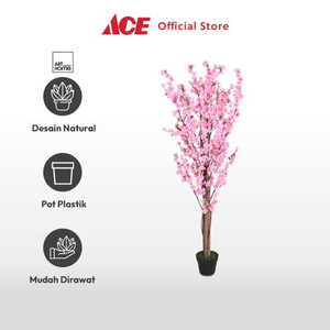 Ace Arthome 160 Cm Bunga Artifisial Peach Flower - Pink