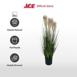 Ace Arthome 70 Cm Tanaman Artifisial Onion Grass Dengan Reed