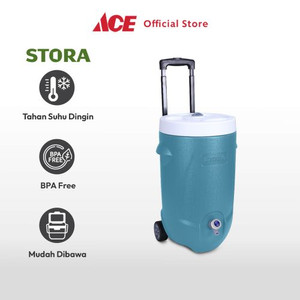 Ace Stora 20 Ltr Wadah Pendingin Cooler Dengan Roda - Biru