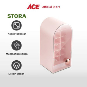 Ace - Stora 9.3x9.5x20 Cm Organizer Lipstik - Pink