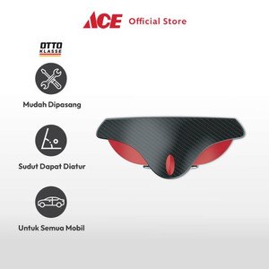 Ace - Otto Klasse Set 2 Pcs Kaca Rain Visor Mobil - Hitam