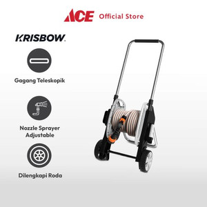 Ace - Krisbow 20 Mtr Set Selang Air & Penggulung Teleskopik 1/2 Inci