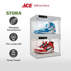 Ace - Stora Kotak Sepatu 2 Tingkat Dengan Automatic Opened & Lampu Led