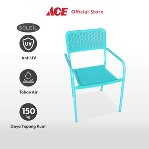 Ace - Soleil Grande Kursi Teras Rotan - Biru Cyan