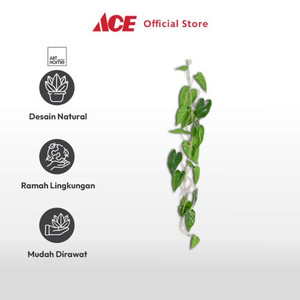 Ace - Arthome Tanaman Artifisial Garland Anthurium Leaf - Hijau