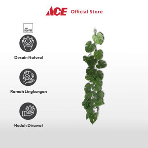 Ace - Arthome Tanaman Artifisial Garland Monstera Leaf - Hijau