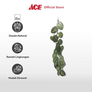 Ace - Arthome Tanaman Artifisial Garland Evergreen Lotus Leaf - Hijau