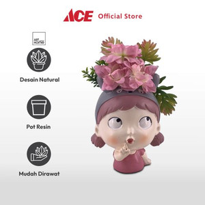 Ace - Arthome Tanaman Artifisial Sukulen Dengan Pot Anima Think