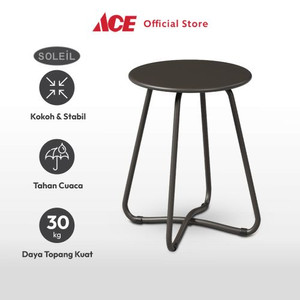 Ace - Soleil Estelle Meja Sisi Small - Hitam