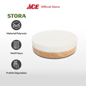 Ace - Stora Tempat Sabun Batang Polyresin - Putih