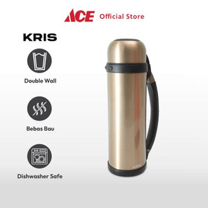 Ace - Kris 1.2 Ltr Termos Vacuum Flask Odf - Cokelat