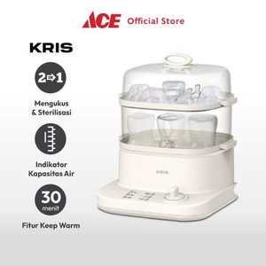 Ace - Kris 6 Ltr Pengukus Makanan 800 Watt - Putih